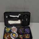 Battling Top Set, Burst Gyro Toys 10 Spinning Tops 2 Launchers Combat Battling Game with Portable Storage Box Gift for Kids Children Boys