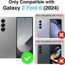 STORMTAL for Samsung Galaxy Z Fold 6 Case with Hinge Protection, [Built-in Screen Protector] [Adjustable Kickstand] Shockproof Slim Fit All-Inclusive Protective Phone Cover for Galaxy Z Fold 6 2024 (Titanium Grey)