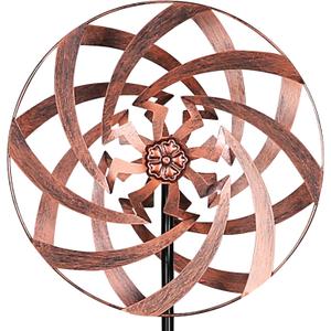 Wind Spinners for Yard and Garden Decor, Metal Kinetic Wind Sculptures Perfect for Outdoor Lawn Patio Decoration 63 x 13
