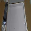 White Floating Shelves for Wall Set of 3, 16" White Shelves for Home Decor, Frame Display Wall Mounted Floating Shelf for Living Room, Bedroom, Bathroom, Kitchen