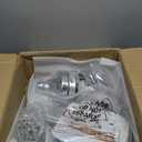 Nitial 4 Pcs 5 Arm Crystal Candelabras Centerpieces 27 Inch,Silver