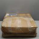 ROYHOME 9x12 Area Rug Large Machine Washable Rug for Living Room Print Braided Floor Cover Stain Resistant Non-Slip Farmhouse Solid Printed Textured Carpet for Home Decor, Linen