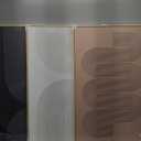 Large Framed Black and White Neutral Abstract Wall Art for Living Room, 3 Piece Boho Canvas Prints Paintings Artwork for Walls, Minimalist Geometric Pictures for Hallway Office Wall Decor 24x36 In (Boundless Lines)