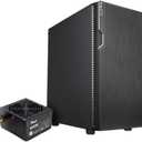 Rosewill FBM-X2-400-HELIX Micro ATX Mini Tower Desktop Gaming & Office PC Computer Case with Pre-Installed 400W Power Supply, 240mm AIO Support, 2X USB 2.0, 1 USB 3.0