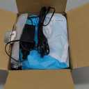 Baquler 12 Sets Baby Shower Hot Air Balloon Table Centerpieces DIY Paper Lanterns Stuffed Plush Bear Wooden Baskets for Wedding Birthday Gender Reveal (Blue,Solid Style)