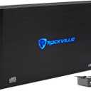 Rockville dB55 4000W 5-Channel 2-Ohm Car Amplifier, High-Speed MOSFET, Adjustable Crossover, LED, Remote Sub Control, Perfect for Car Audio and Subs
