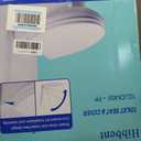 Hibbent Premium Elongated Toilet Seat with Quiet Close, One-Click to Quick Release, Installation Non-Slip Seat Bumpers, Slow Toilet Seat and Cover, Cleaning-White Color