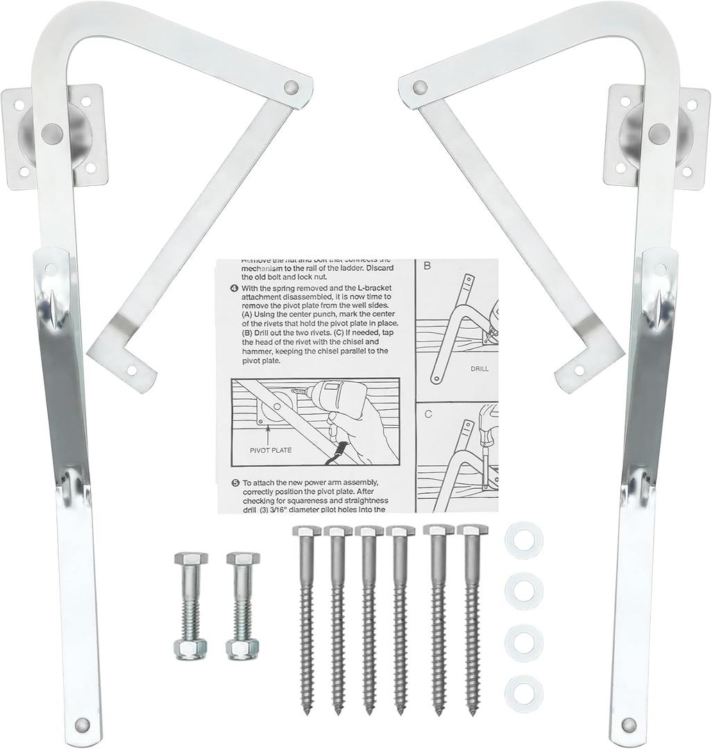55-2 Attic Ladder Hinge Arms Replacement for Werner Attic Ladders