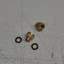 Pipe Fitting Hex Reducer Adapter, 2pc Brass Water 1/2BSPT Male to 3/4BSPT Female Thread. Made of Brass, Sanitary, Connect Firmly, Not Easy To Leak or Blowout