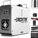 8KW Diesel Heater, 5L 12V/24V All in One Diesel Heater with LCD Switch, Remote Control, Muffler for Truck, RV, Home, Car, Campers, Boat, White