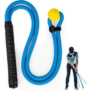 Golf Rope Swing Trainer Professional Golf Swing Rope Training Aid Improved Golfers Swing Speed, Rhythm, Flexibility and Strength Golf Training Aid for Men Women Gift