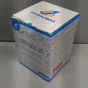 Glass Food Storage Containers with 132 Kitchen Pantry Labels, 110/37 oz Glass Flour and Sugar Containers with Airtight Lids, Large Square Glass Jars with Bamboo Lids for Rice, Pasta, Grains, Cookies