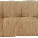 Klear Vu The Gripper Non-Slip Tufted Bench Cushion for Indoor Furniture, Assembled in USA, Entryway Storage, Bay Window, Corner Nook or Piano Seat, 27 Inches, Chenille Natural