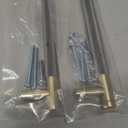 Drawer Pull 2 Pack 5" Cabinet Handles Cabinet Pulls Aluminum Handles Round Pull for Drawer Pulls Gold and Nickle Oxidation Finish with Diamond Pattern Golden Finish 6" Length