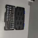 EPAuto 32 PCs Hex Bit Socket Set, SAE and Metric, S2 & Cr-V Steel