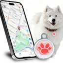 2026 Now GPS Tracker for Pet, No Monthly Fee & No SIM Card Needed | Real-Time Tracking for Dogs, Cats & Small Animals | Lightweight Design | Long Battery Life | Compatible with iPhone & Android