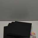 AKTOP Cork Board Bulletin Board 12x12, 1/2" Thick Felt Cork Board Tiles 6 Pack, Small Square Pin Board for Wall, Self Adhesive Corkboards with 60 Push Pin Wood Clips for School, Home & Office, Black