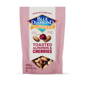 2 x Blue Diamond Almonds, Toasted Almonds and Dried Cherries Make For Sweet, Tart, and Healthy Snacking with 5g of Protein, 7 Ounce (Pack of 1)