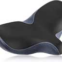 YLG Oversized Comfort Bike Seat Comfortable Replacement Bike Saddle Memory Foam Soft Bike Saddle Waterproof Universal Fit Bicycle Seat for Women Men
