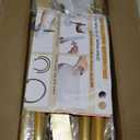 Wedding Welcome Sign Holder, 68x31x 20 Welcome to Our Wedding Sign Adjustable Display Stand with 4 Leather Sign Hanging Straps,Gold Easel Stand Personalized for Baby Bridal Shower Sign