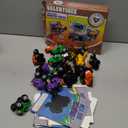 JOYIN Valentine's Day 16 Pack Pull Back Monster Truck Toys with Gift Cards for Kids, Mini Monster Trucks Classroom Exchange Prizes Valentine Party Favor Toys