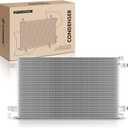 A-Premium A/C Condenser Compatible with Kenworth T400, T600A, T800, W900 & Peterbilt 384, 386, 389