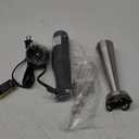 KOIOS Immersion Blender, 1000W Anti-scratch 3-in-1 Hand Blender, Upgraded 12 Speed Stainless Steel Blade Stick Blenders with Turbo Mode, Whisk and Milk Frother, Non-BPA (Silver)