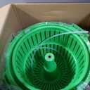 5 Gallon Commercial Salad Spinner and Dryer, Large Manual Vegetable Washer & Greens Dryer with Drain Tube, Heavy-Duty & FDA Listed for Restaurant, Home, Farm Use