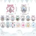 RiVolTa Castle Cruise Door Magnets - 16 Pcs Cute Ship Cabin Decorations Magnetic Watercolor Magic Mirror Forest Stickers Anchor Stateroom Decals for Holiday Carnival Party Decor Car Fridge Accessories