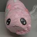 MaoGoLan 5 Pcs Axolotl Plush with 4 Babies Inside Belly, Glow in The Dark Stuffed Animals Pink Axolotl Toys Cute Kawaii Stuffy Salamander Pillow for Girls Kids Gift Valentine's Day Christmas