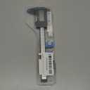 Electronic Digital Calipers, inch and Millimeter Conversion,LCD Screen displays 0-6" Caliper Measuring Tool, Automatic Shutdown, Suitable for DIY/Jewelry Measurement (New150mm Black Plastic)