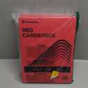 PrintWorks Bright Red Colored Cardstock 8.5 x 11 - 65 lb/176 gsm - 250 Sheets - Made in the USA - FSC Certified - Acid-Free & Fade-Resistant - Printer & Cut Machine Compatible (00117)