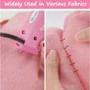 Stitch Gun for Clothes Stitchy Tagging Gun for Clothing Stitchy Quick Clothing Fixer -Includes 1,000 Black Fasteners & 1,000 White Fasteners & 6 Needles(hotpink+White)