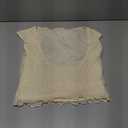 Floerns Women's Summer T Shirts Textured Dolman Sleeve Backless Cute Y2k Tee Tops Apricot