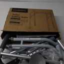 Toilet Safety Rails, Adjustable Toilet Frame for Elderly, Seniors, Handicap & Disabled, Foldable Handicap Toilet Handles Fit Any Toilets (300 LB) (Gray)