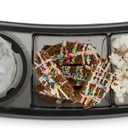Snack Tray Fits for UPPAbaby Vista V3/Vista V2/Vista/Cruz/Cruz V2/ RumbleSeat/RumbleSeat V2, Updated Snack Tray with Two Snack Compartments & Cup Holder, Quick Attachment, Stroller Accessories