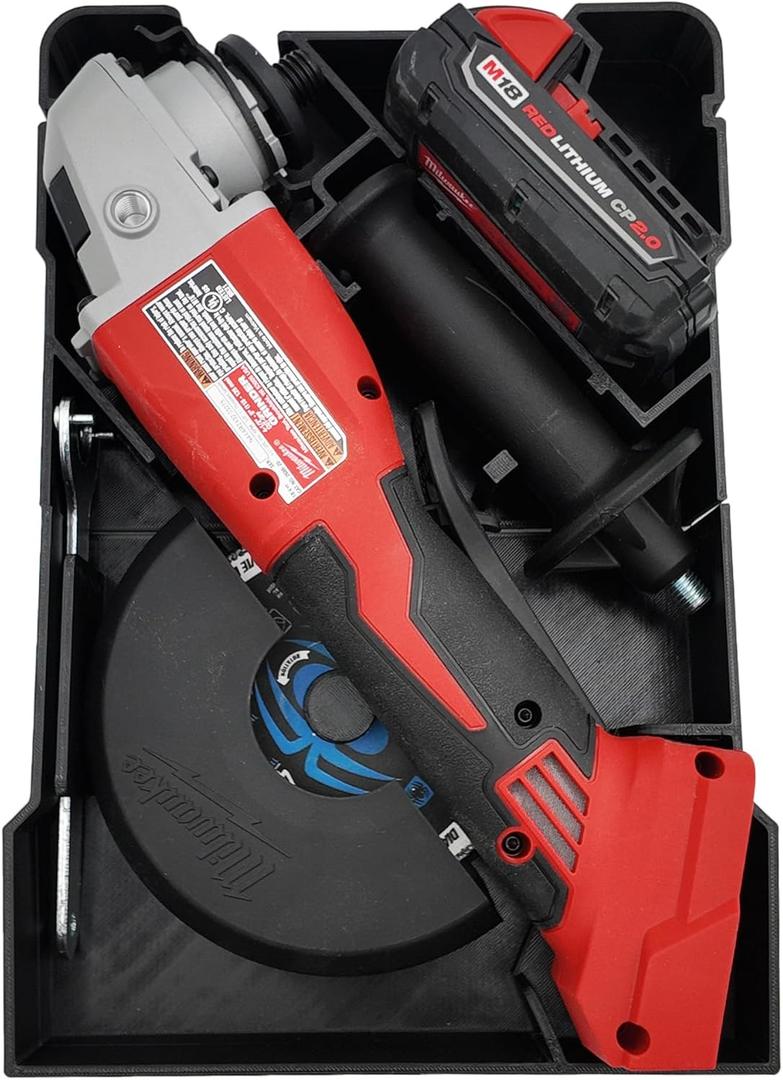 M18 Cut-Off Grinder Packout Organizer for Milwaukee Compact Organizer - Tool, Blade, and Battery Liner for Enhanced Protection Model 2686-20