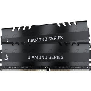 Memory Gamer heatsink Rise Mode USA Diamond Black 32gb (2X 16gb) 3200MHz CL16 1.35V Desktop DDR4