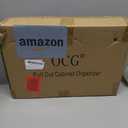 OCG Pull Out Cabinet Organizer 2 Pack (12" W x 21" D), Pull out Shelves 1 Tier, Cabinet Slide Out Shelves for Base Cabinet Organization in Kitchen Bathroom Pantry, Bottom Mount, Chrome Finish