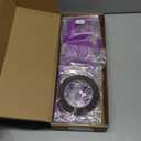 E-cowlboy 18 PCS Full Set Interior Decoration Trim Kit Steering Wheel Center Console Door Handle Air Conditioning Vent Cup Holder Gear Cover Trim for Jeep Wrangler JK JKU 2011-2018 4-Door (Purple)