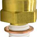 Engine Coolant Temperature Sensor, 12608814 213-4333 15326388 19236568 Compatible with Chevy Cavalier Cobalt Equinox Express Silverado 1500 2500 HD 3500 GMC Sierra Pontiac G5 Saturn (Gold)