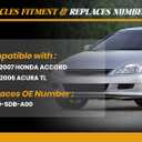 44500-SDB-A00 CV Intermediate Shaft Compatible with Honda Accord 2003-2007, Acura TL 2004-2006, Replaces 44500SDBA00 Axle Half Shaft Assembly