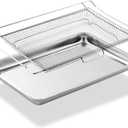 Air Fryer Tray Replacement for Frigidaire Oven Parts AIRFRYTRAY 24.1 x 16 Inches 304 Stainless Steel Frigidaire Air Fryer Basket Frigidaire Ready Cook Wall Ovens Air Fryer Rack 1 Set