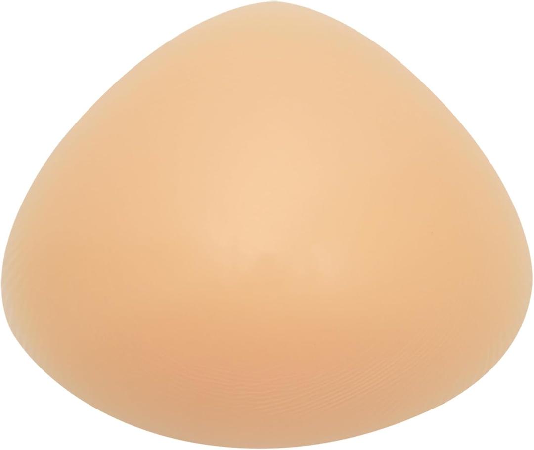 OMMITO Silicone Breast Form Enhancer Mastectomy Prosthesis Triangle Bra Pad (1 Piece) C Cup