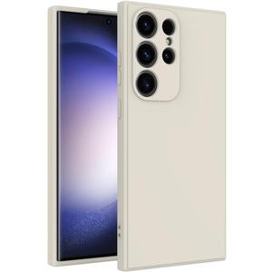 for Samsung Galaxy S23 Ultra Case White, Scratch Resistant with Soft Touch, Slim Thin Phone Cover for Samsung Galaxy S23 Ultra (White)