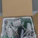 SANHSEHOME Set of 3 Christmas Lighted Gift Boxes, 60 LED Light Up Present Boxes for Christmas Decorations Indoor Outdoor Yard Xmas Tree Holiday Party Lawn Porch Home Decor (White)