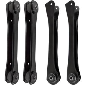 K620244 K640734 Front Upper & Lower Control Arms Assembly Left & Right for Jeep Wrangler TJ 1997-2006, Pack of 4