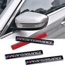 Car 3 Color Classic Badge Metal Sticker is Suitable for car Windshield Side Mudguard Bumper Trunk Hood and car Interior and so on（4PCS Black）