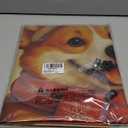 IVN Christmas Corgi Big Garden Flag 24x40 Inch Big Double Sided Dog Antler Scarf Plaid Outdoor Yard Flag for Home Front Door Lawn Porch Holiday Decor