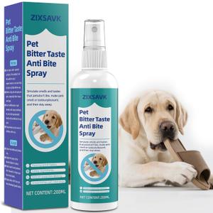Bitter Apple Spray for Dogs - No Chew Spray for Dogs | Safe, Non-Toxic Chewing Deterrent | Stop Licking, Biting & Destructive Behavior | Training Aid(2)